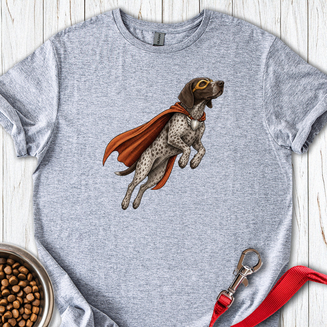 German Shorthaired Pointer Superhero Sport Grey