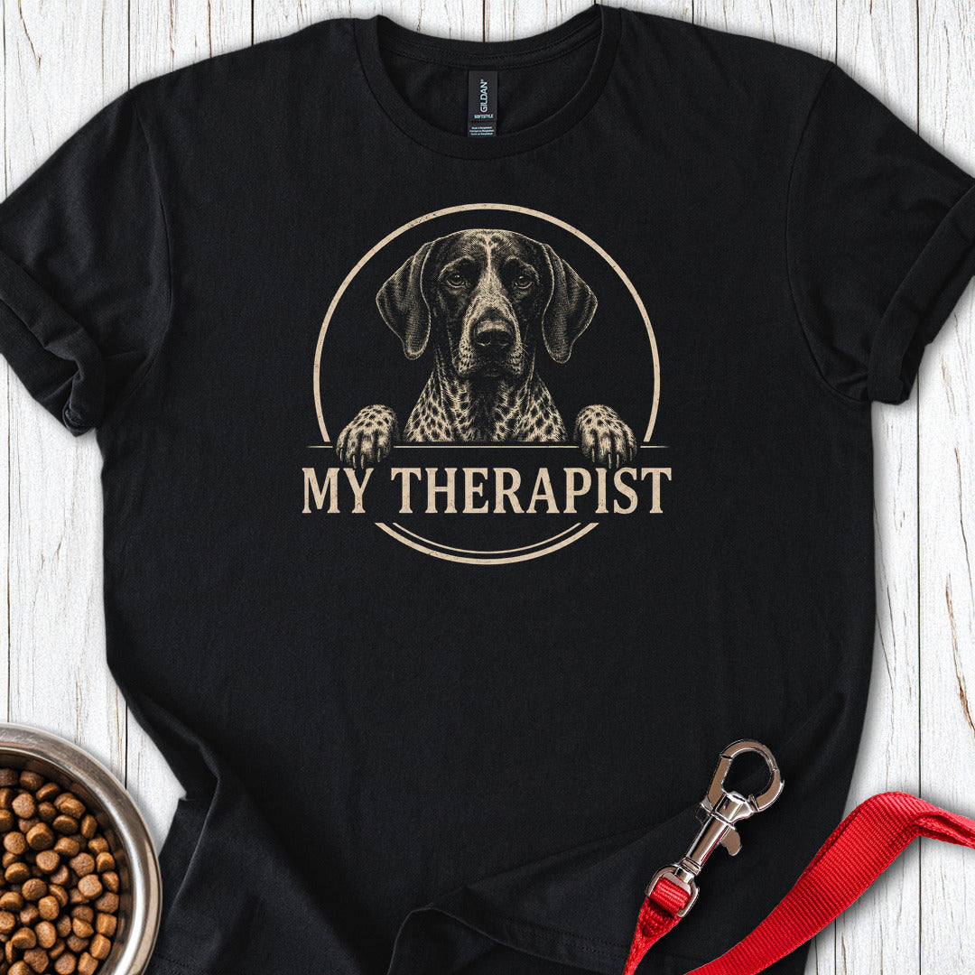 German Shorthaired Pointer Therapist Black