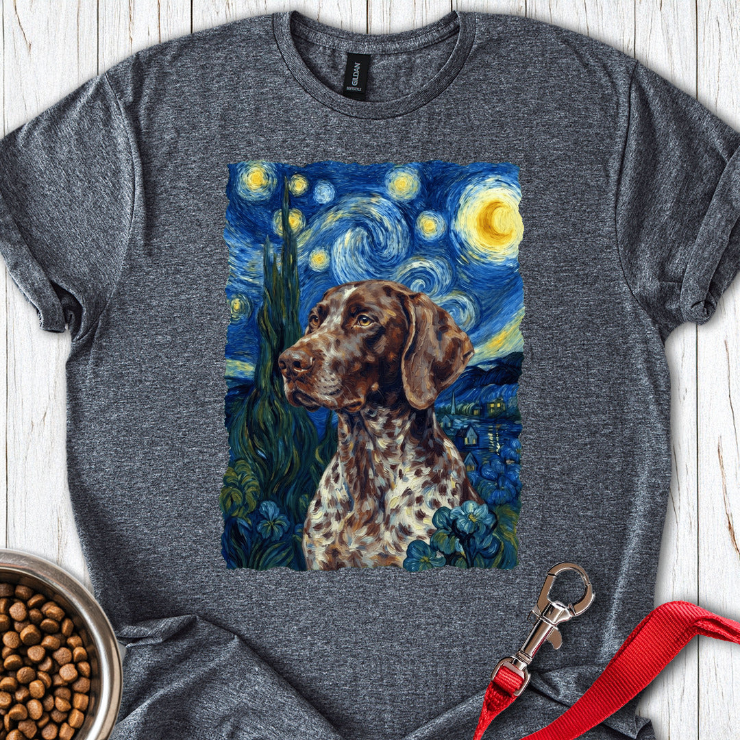 German Shorthaired Pointer Van Gogh Dark Heather