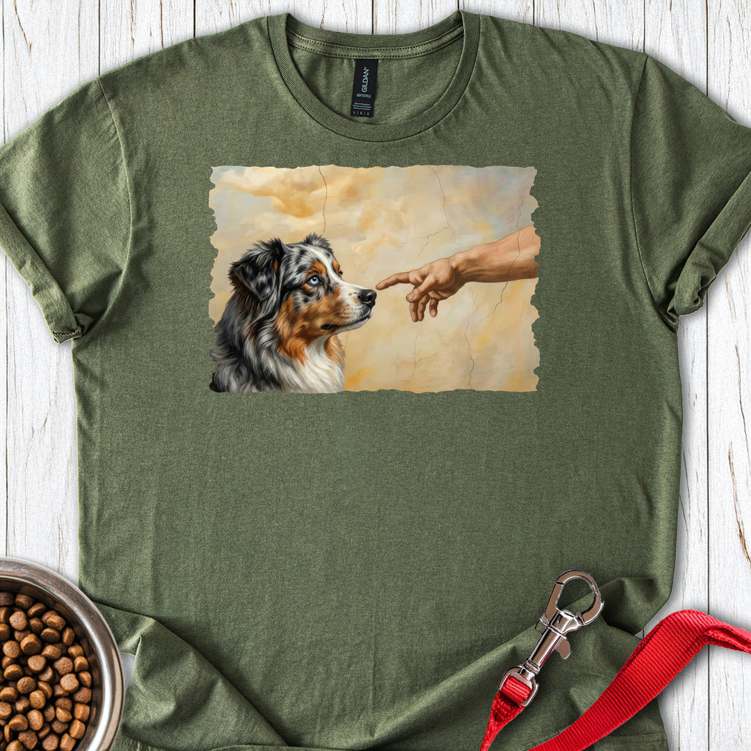 God Creates Australian Shepherd — Military Green