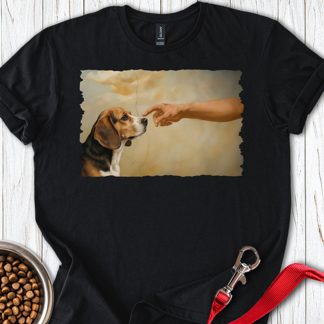God Creates Beagle Black