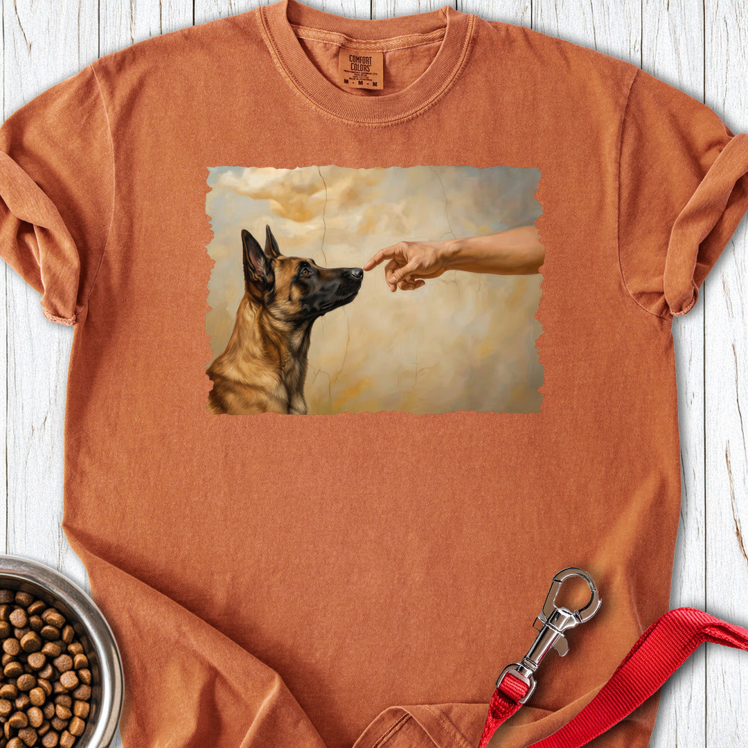 God Creates Belgian Malinois Premium Tee Yam