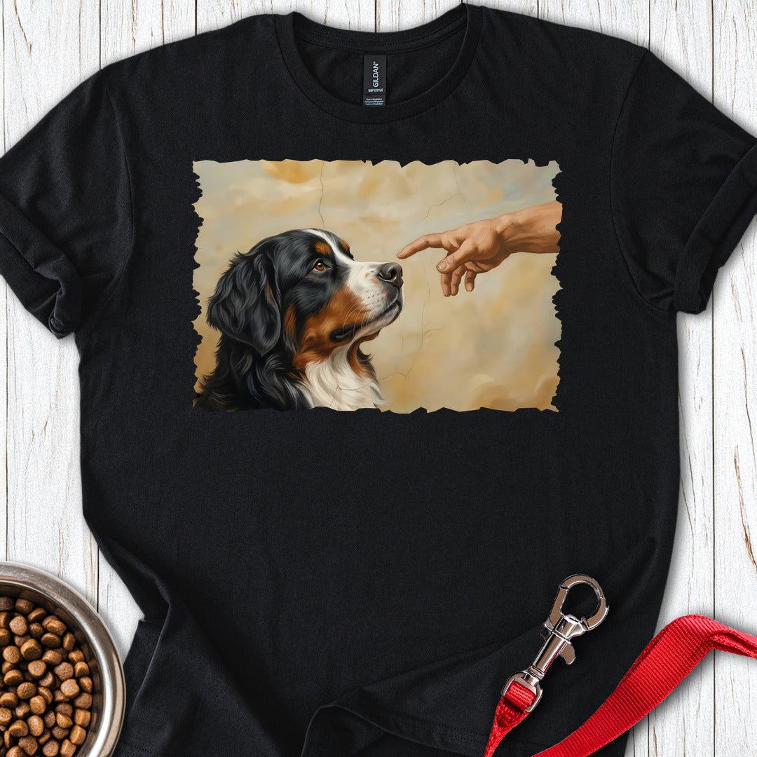 God Creates Bernese Mountain Dog Black