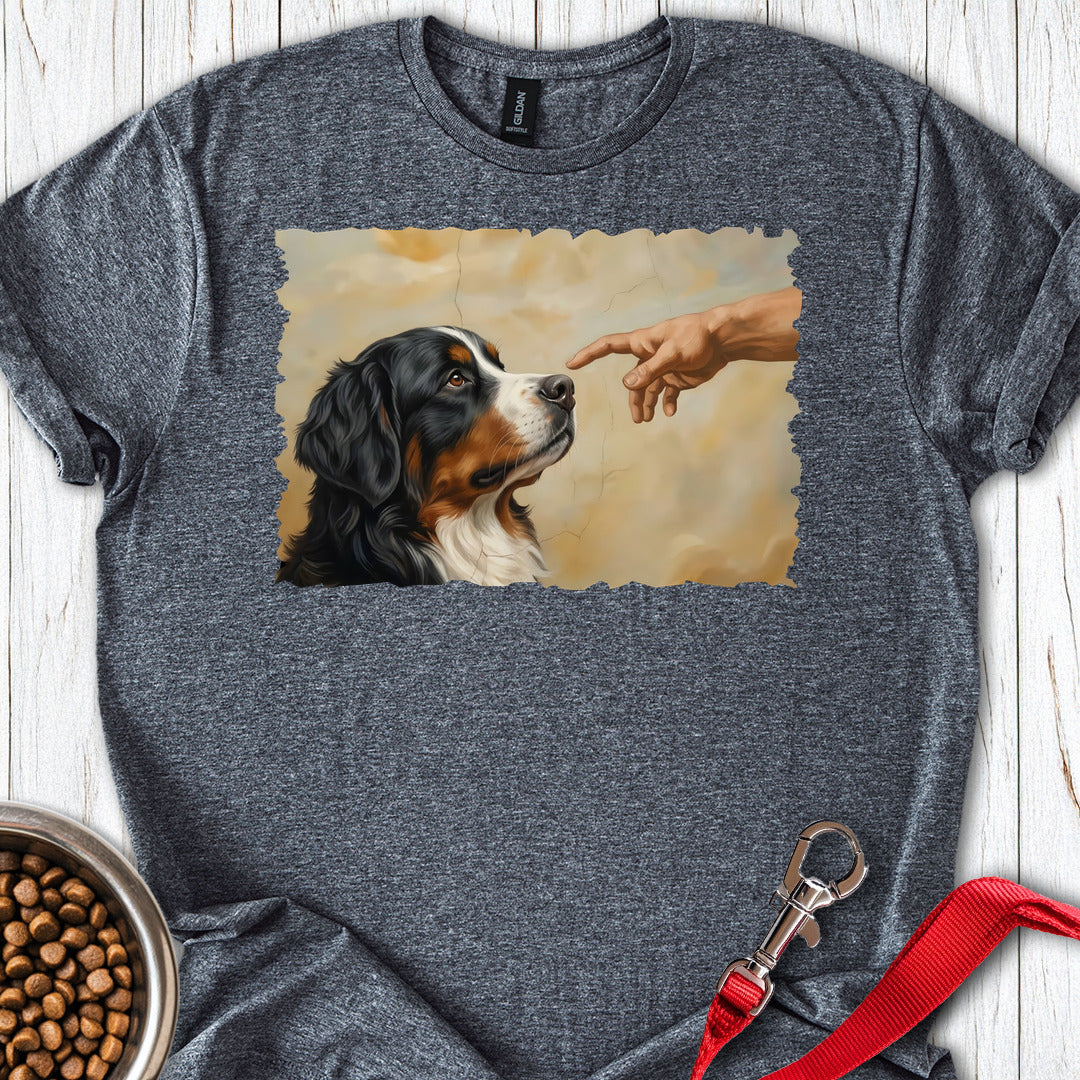 God Creates Bernese Mountain Dog Dark Heather