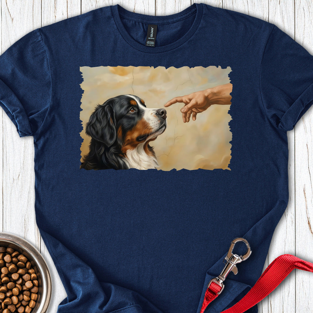 God Creates Bernese Mountain Dog Navy