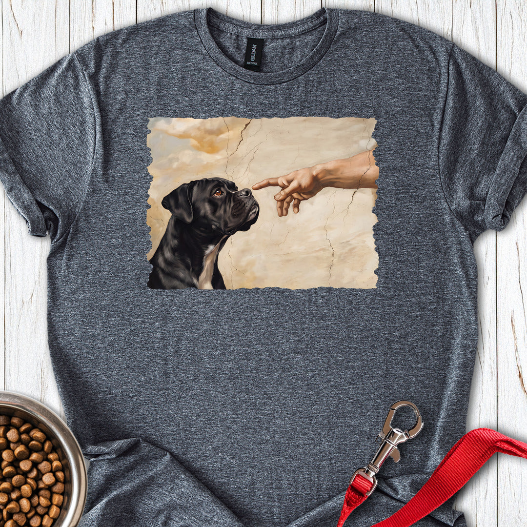 God Creates Black Boxer — Dark Heather