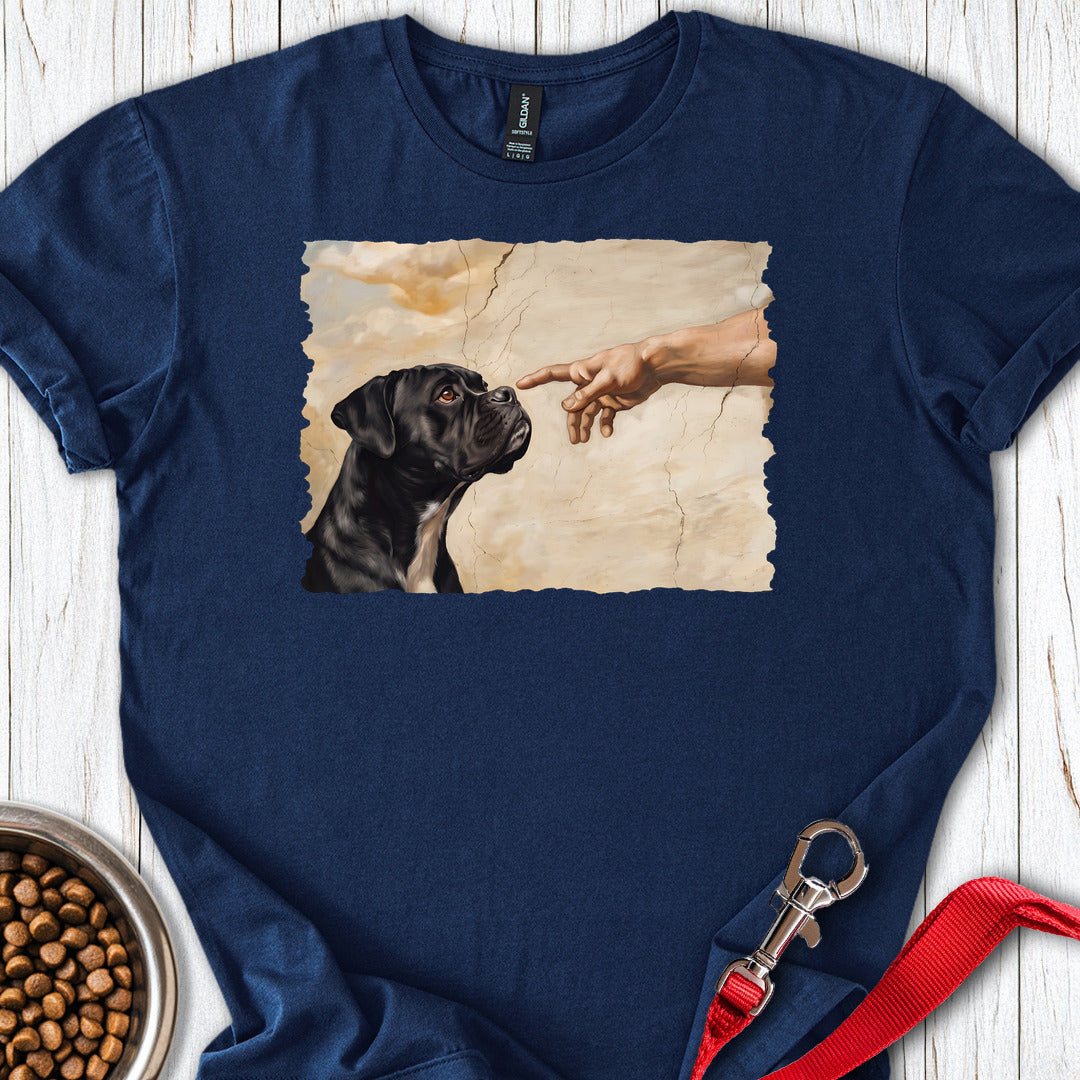 God Creates Black Boxer — Navy