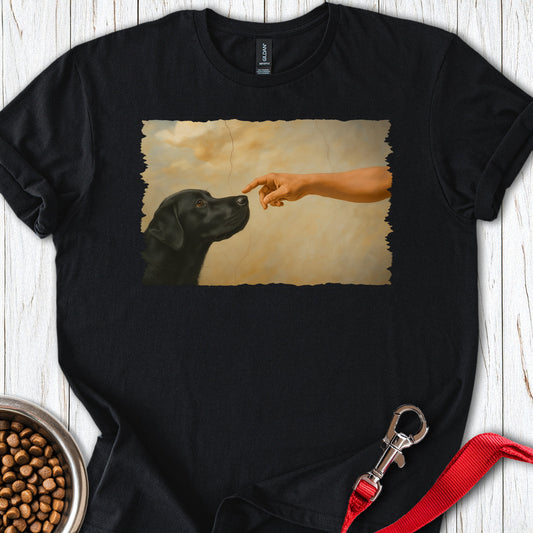 God Creates Black Lab — Black