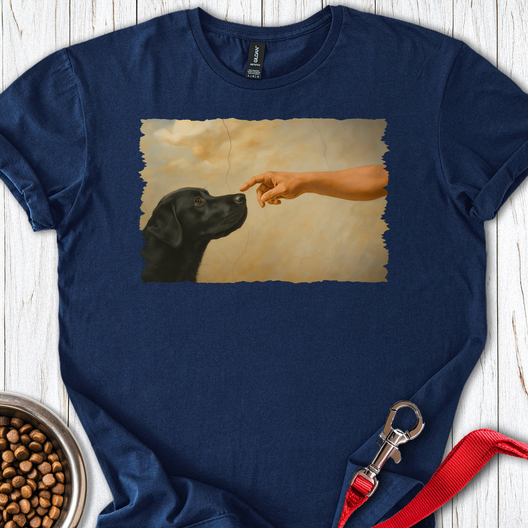 God Creates Black Lab Navy
