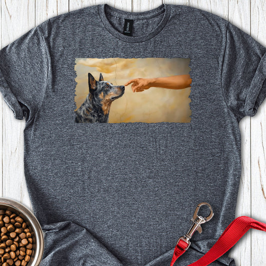 God Creates Blue Heeler — Dark Heather