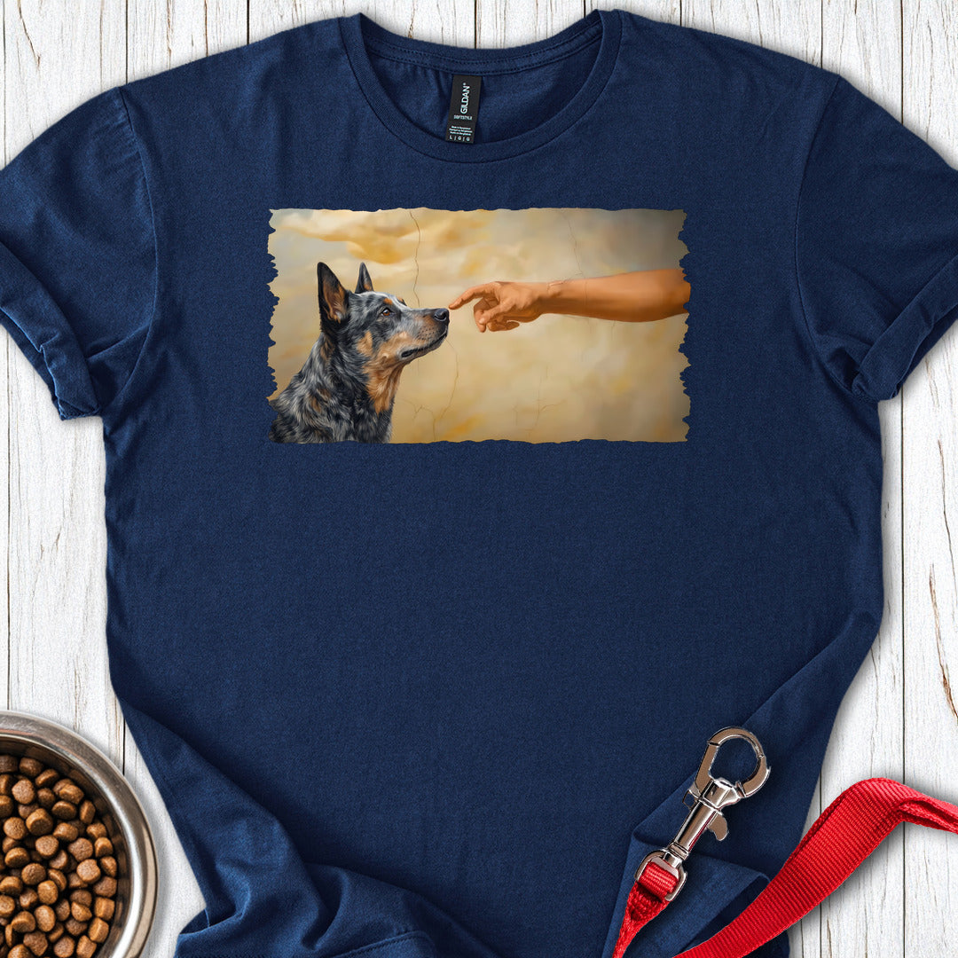 God Creates Blue Heeler Navy