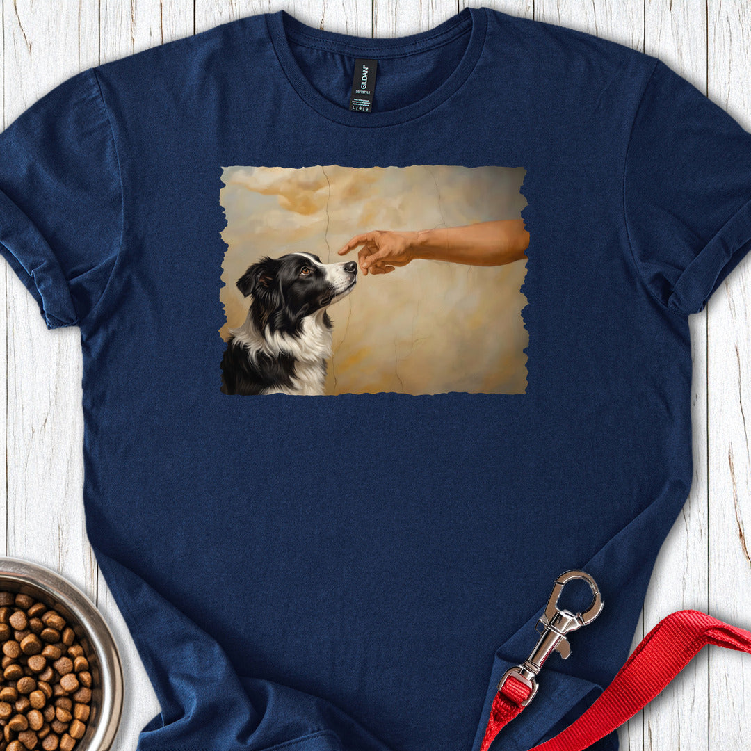 God Creates Border Collie — Navy