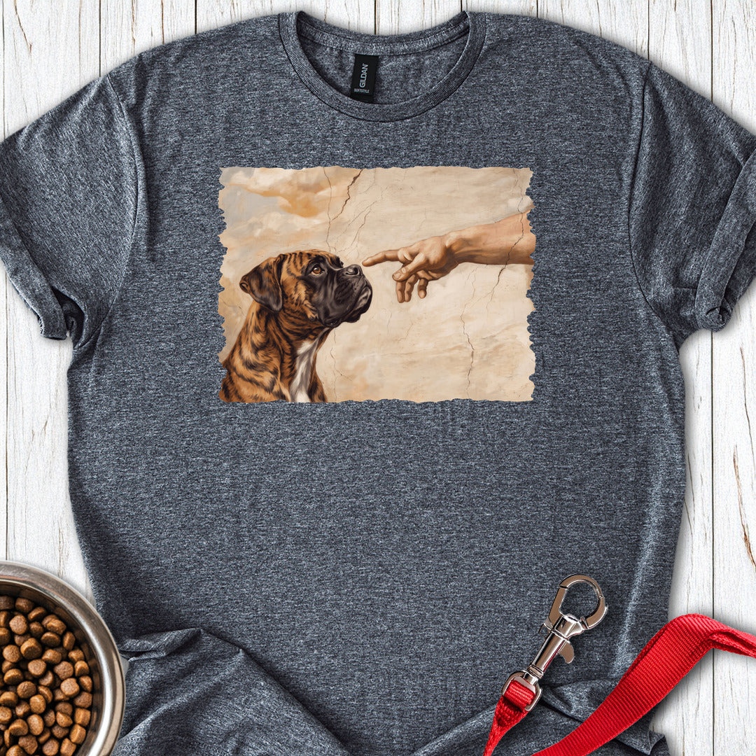 God Creates Brindle Boxer — Dark Heather