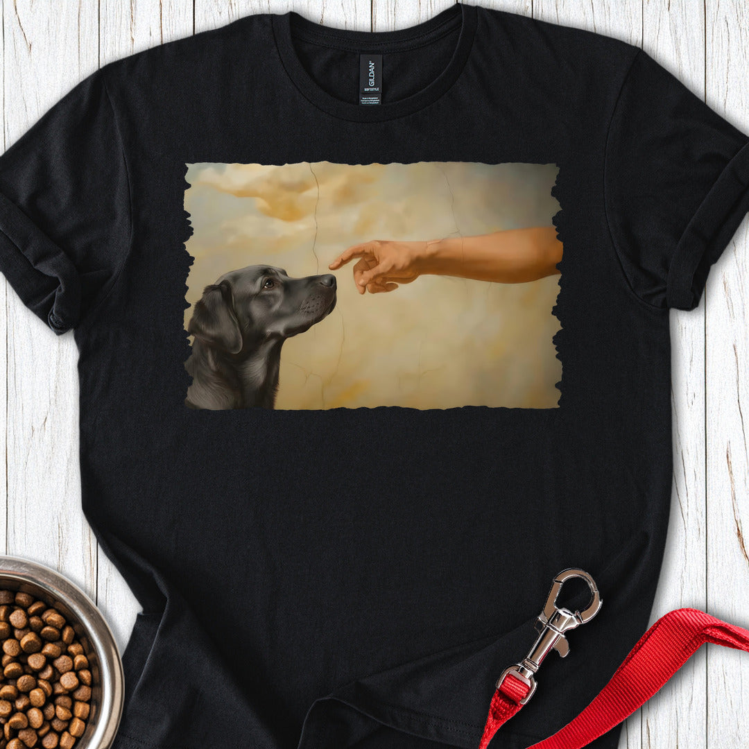 God Creates Charcoal Labrador Black