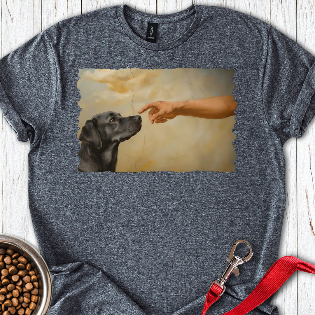 God Creates Charcoal Labrador Dark Heather