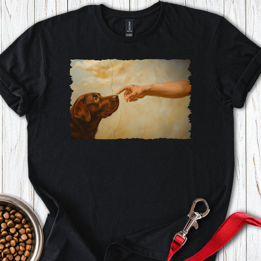 God Creates Chocolate Labrador Black