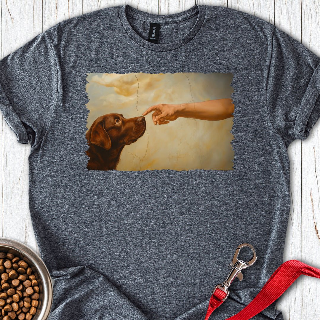 God Creates Chocolate Labrador Dark Heather