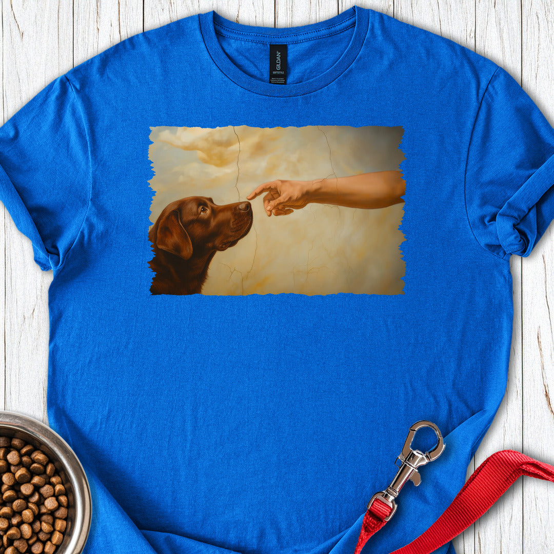 God Creates Chocolate Labrador Royal