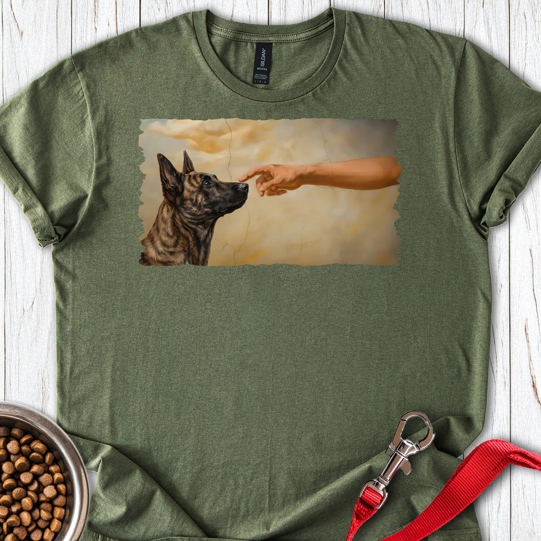 God Creates Dutch Shepherd — Military Green