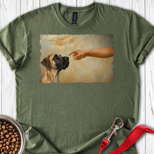God Creates Fawn Great Dane Military Green