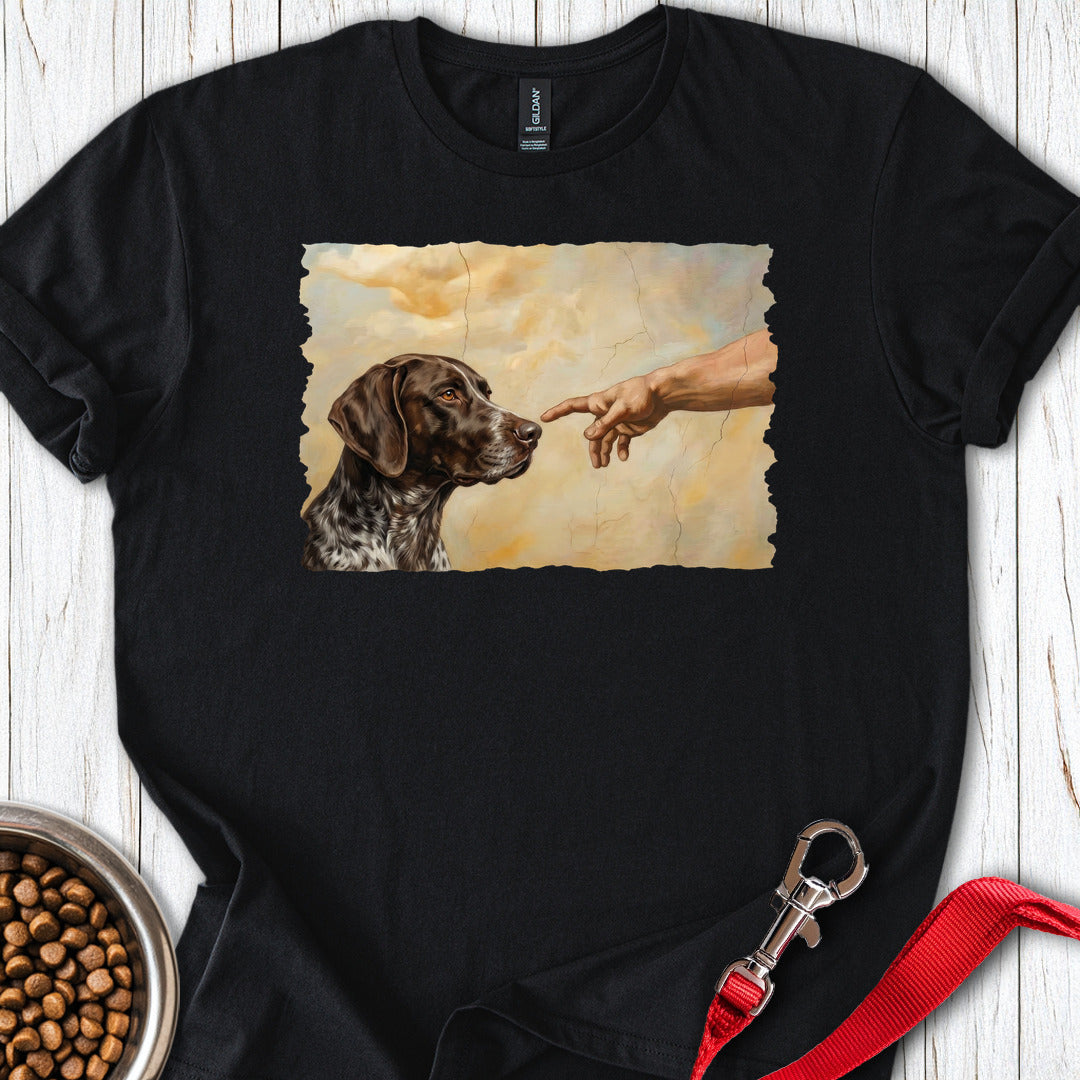God Creates German Shorthaired Pointer Black
