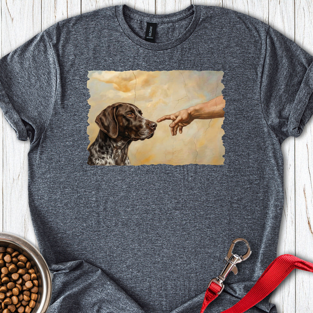 God Creates German Shorthaired Pointer Dark Heather