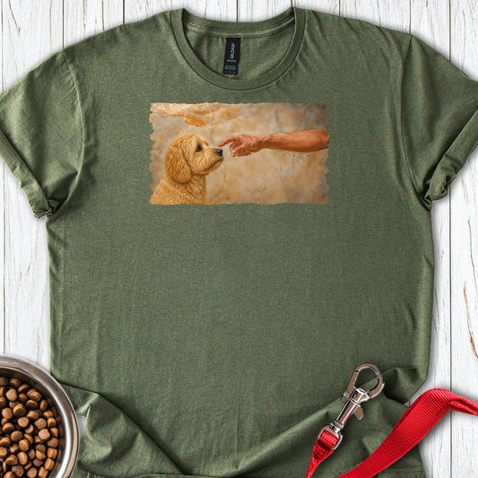 God Creates Golden Doodle Military Green
