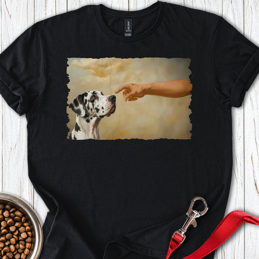God Creates Harlequin Great Dane Black