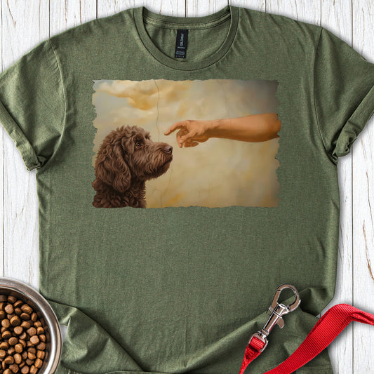 God Creates Labradoodle Military Green