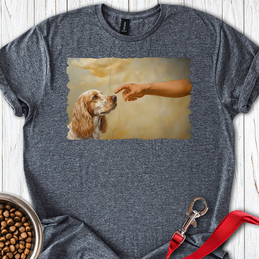 God Creates Lemon Roan Cocker Spaniel Dark Heather