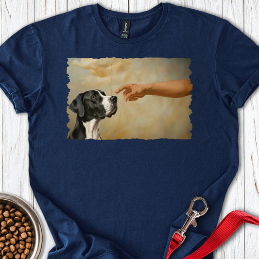 God Creates Mantle Great Dane Navy