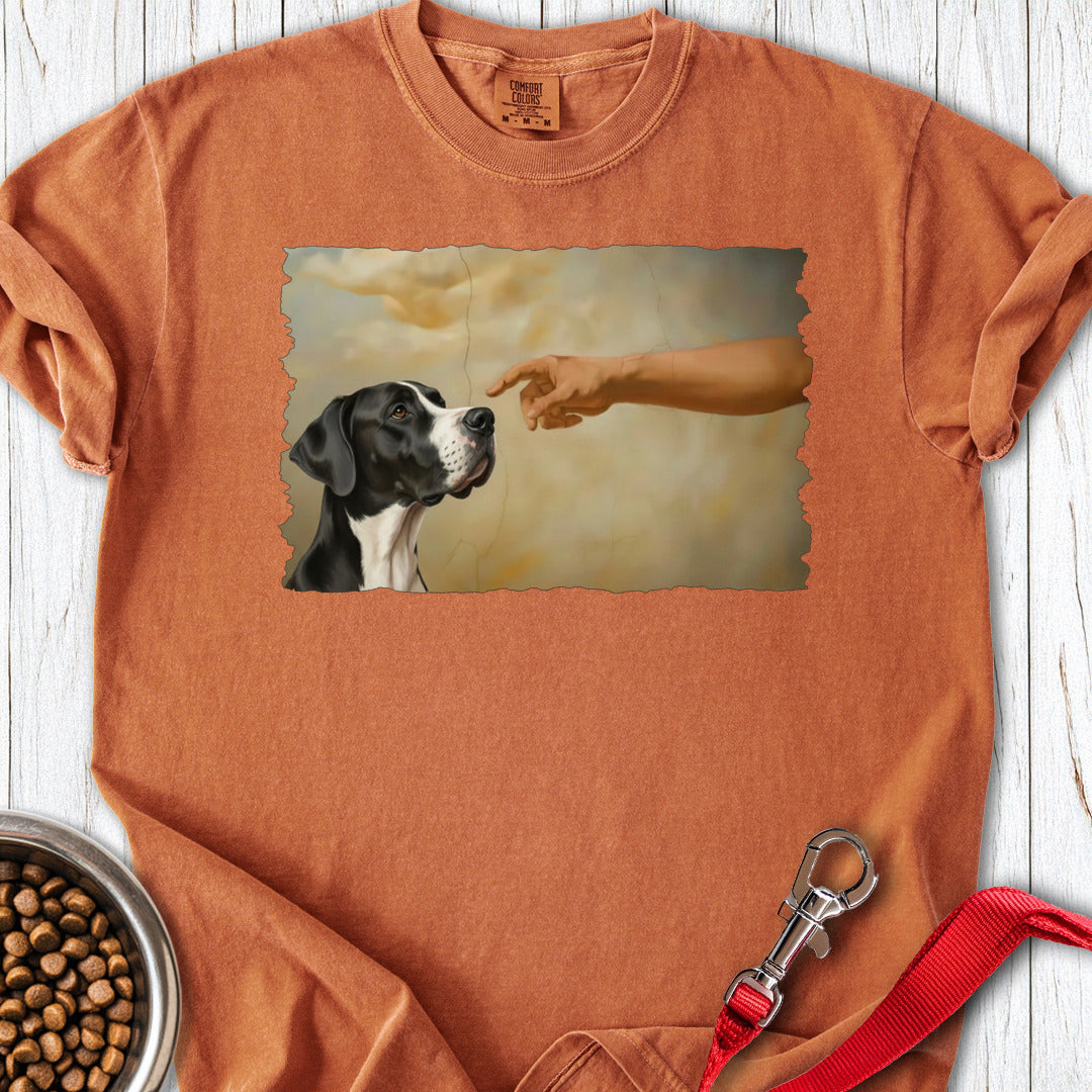 God Creates Mantle Great Dane Premium Tee — Yam