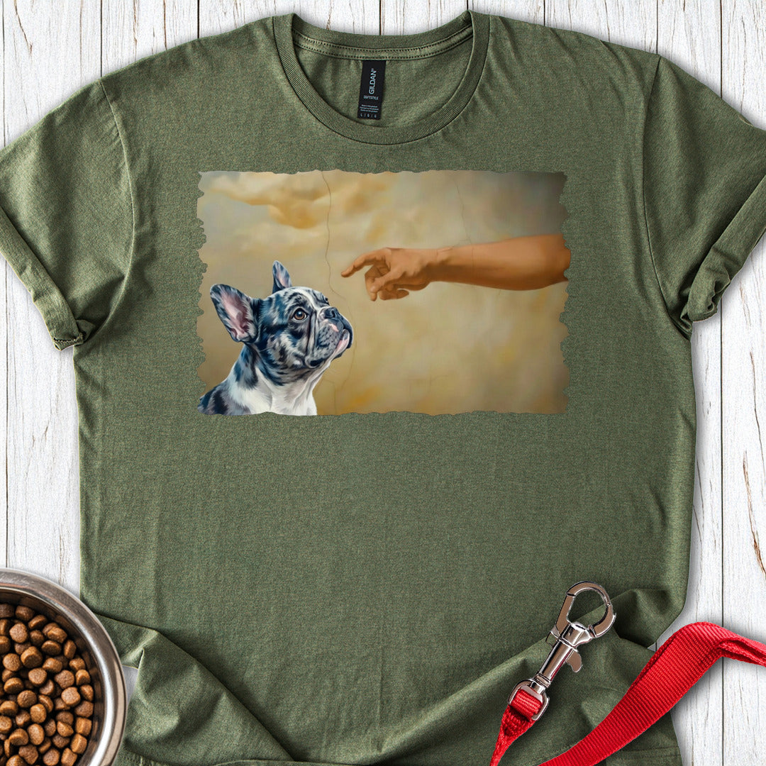 God Creates Merle French Bulldog Military Green