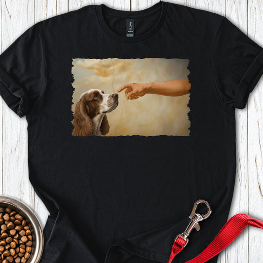 God Creates Orange White Cocker Spaniel Black