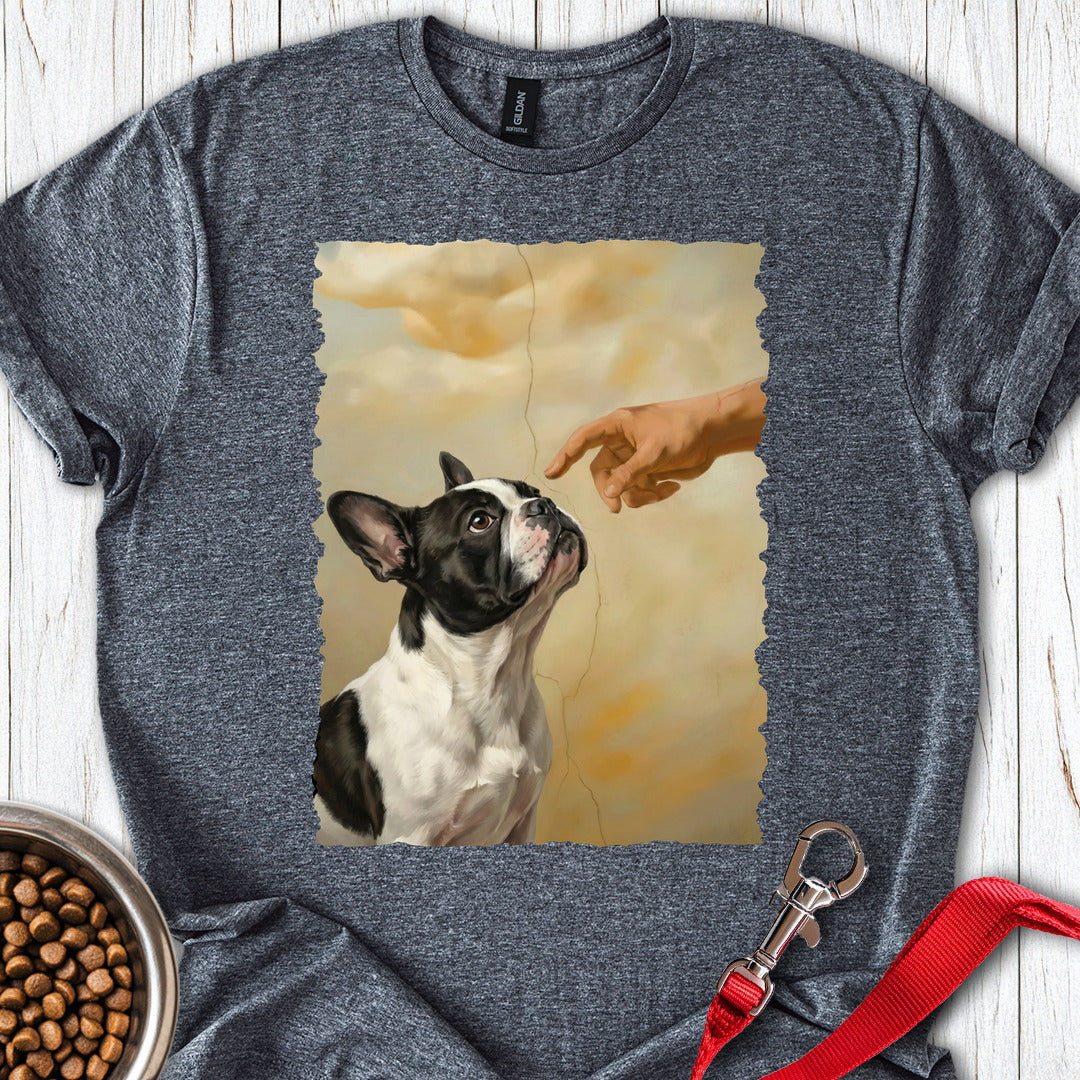 God Creates Piebald French Bulldog Dark Heather