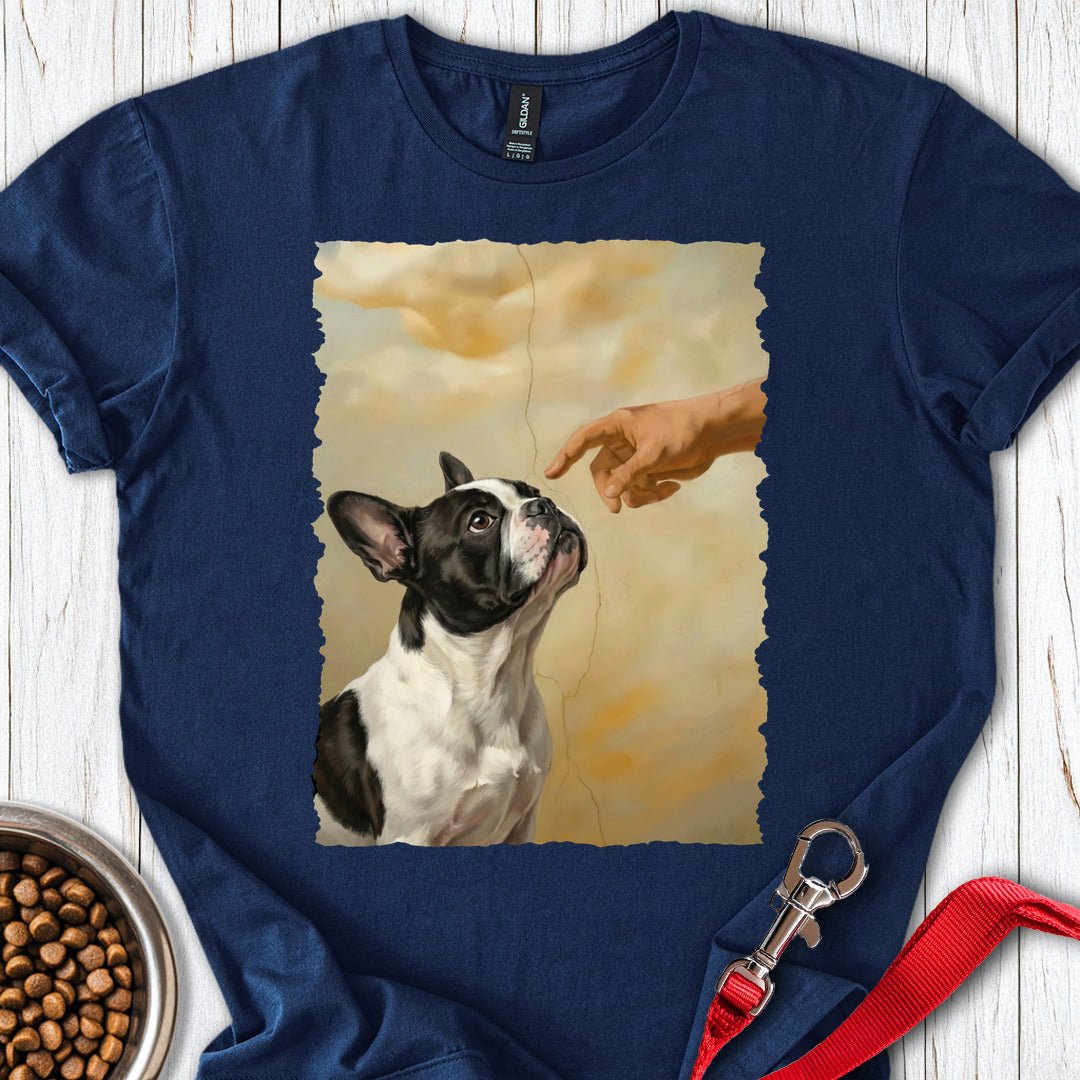 God Creates Piebald French Bulldog Navy