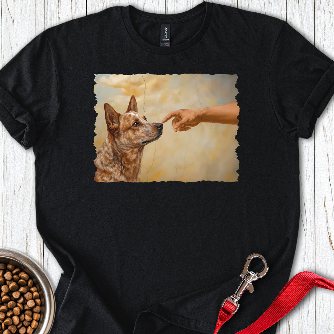 God Creates Red Heeler — Black
