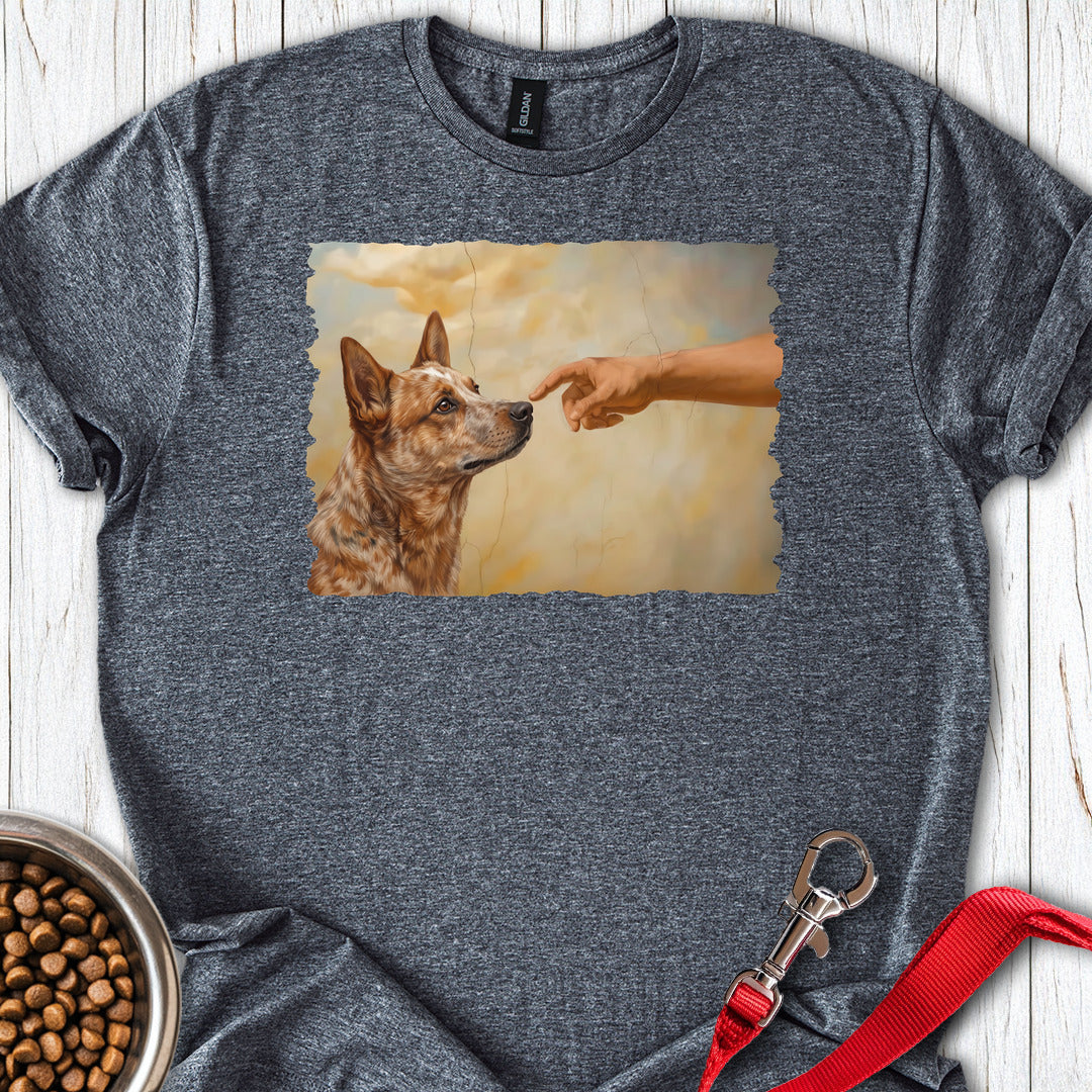 God Creates Red Heeler — Dark Heather