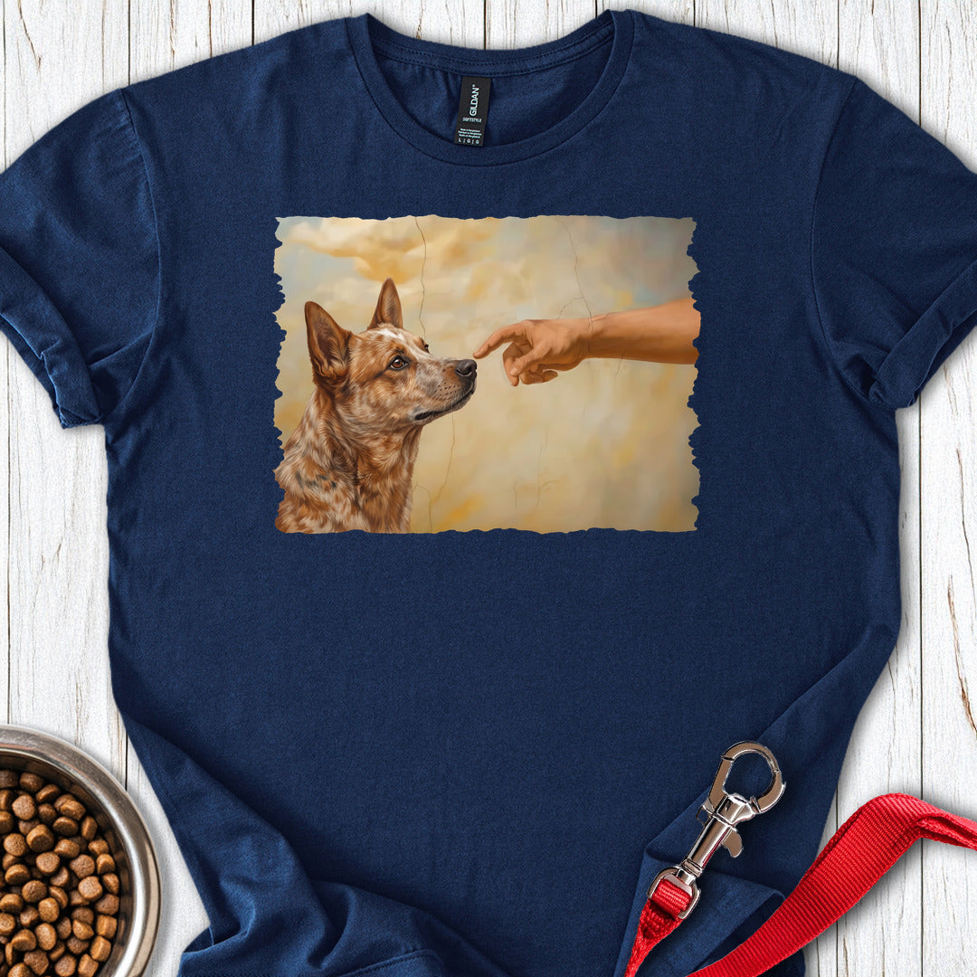 God Creates Red Heeler — Navy