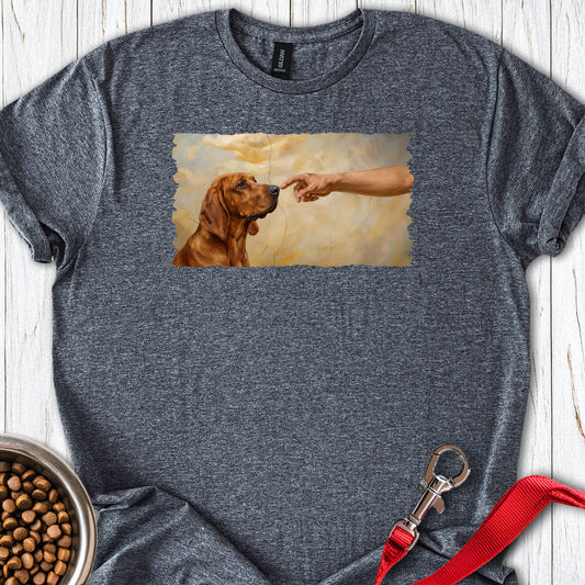 God Creates Redbone Coonhound — Dark Heather