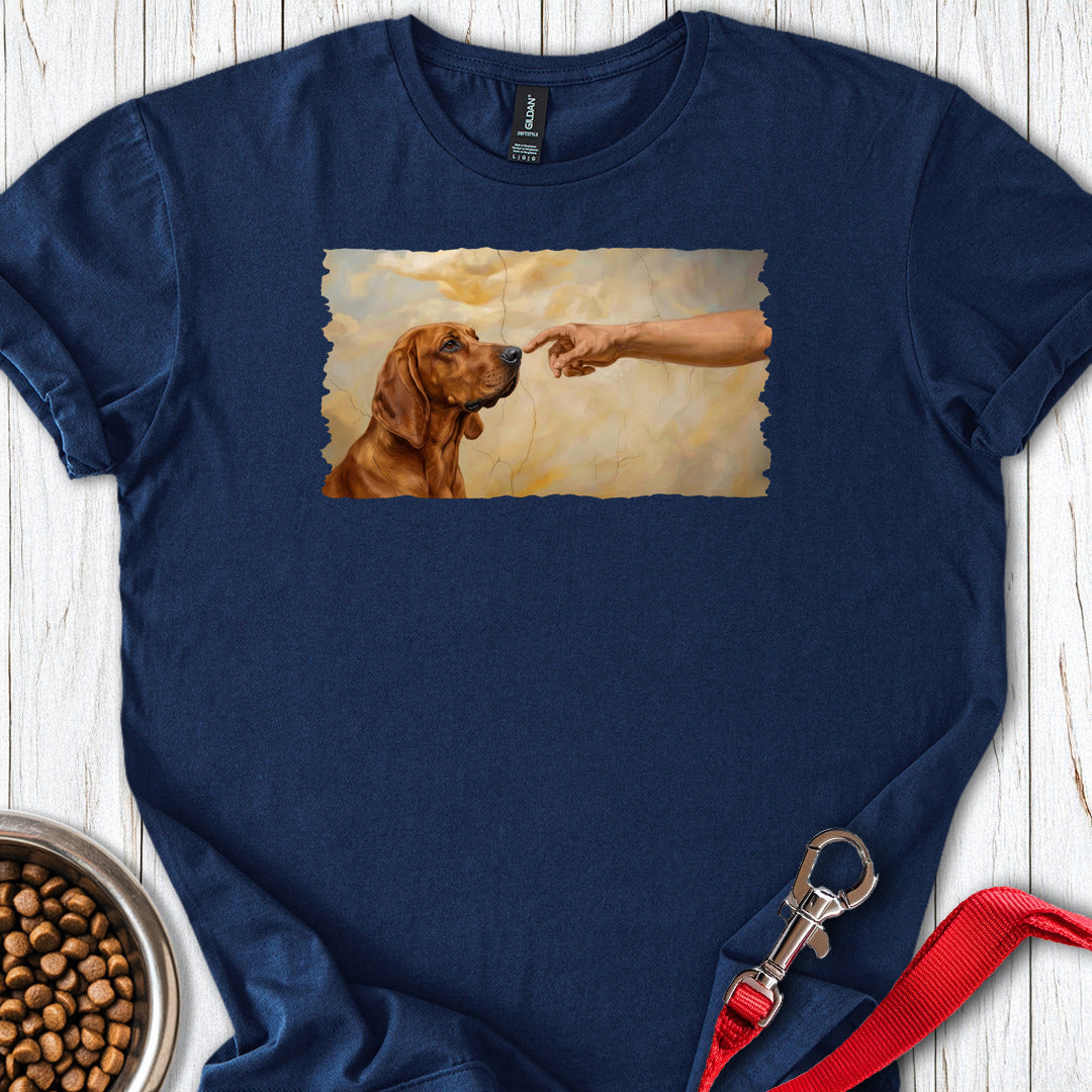 God Creates Redbone Coonhound Navy