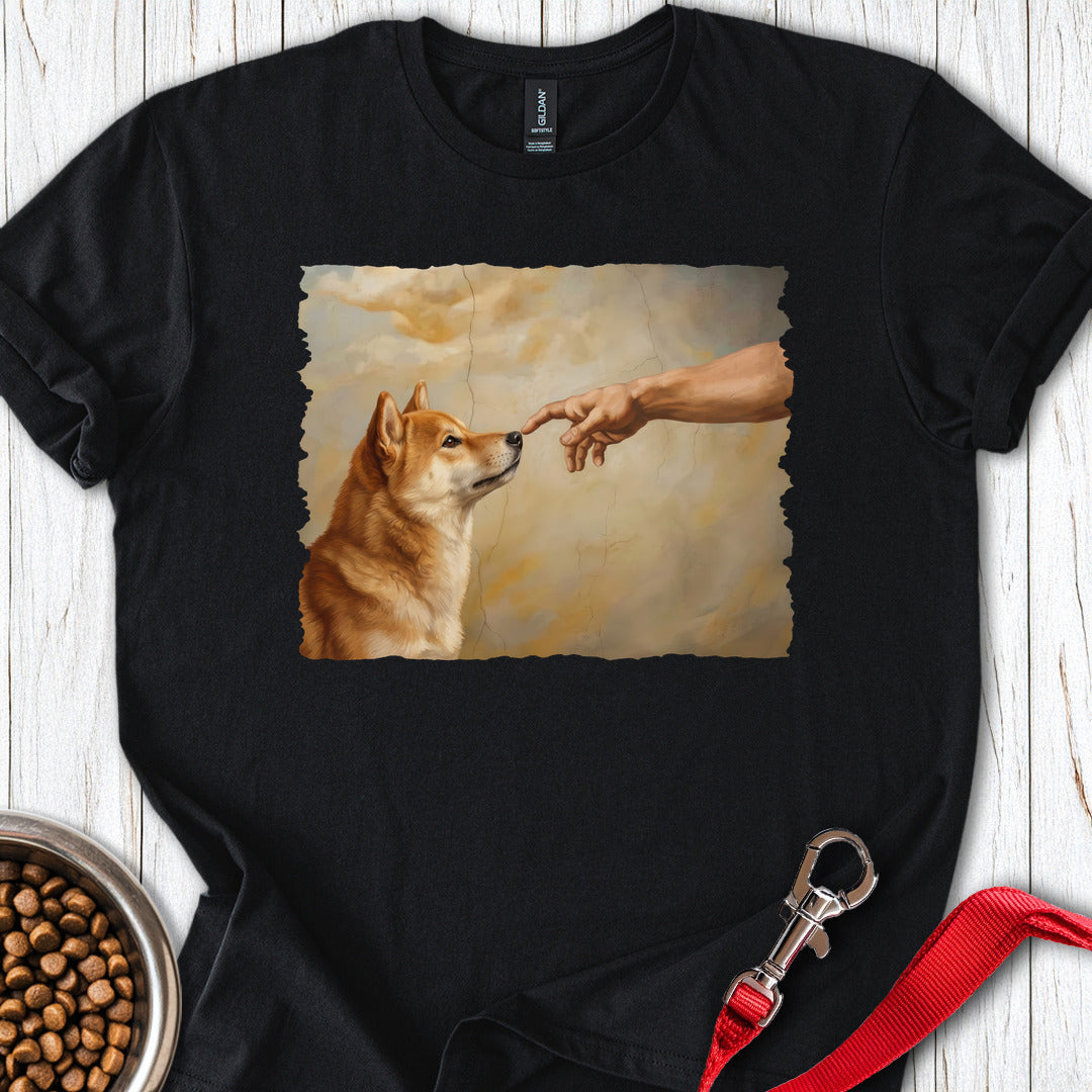 God Creates Shiba Inu Black