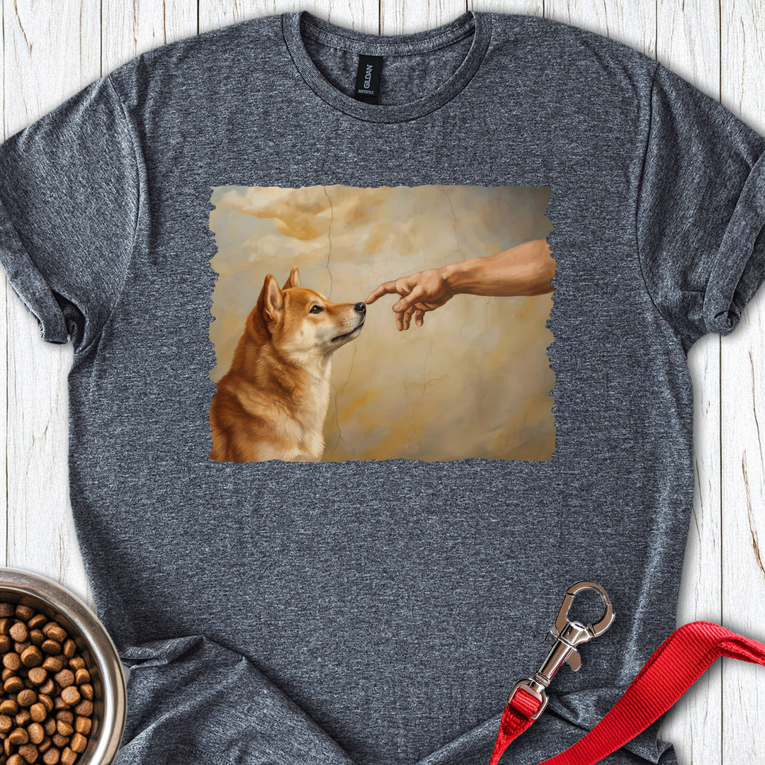 God Creates Shiba Inu Dark Heather