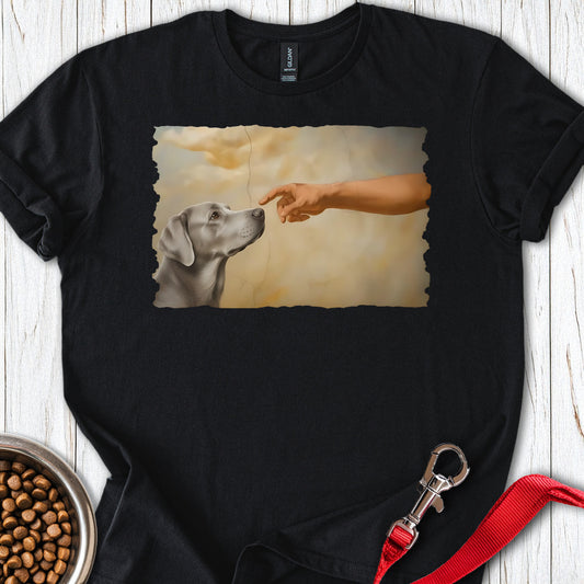 God Creates Silver Labrador Black
