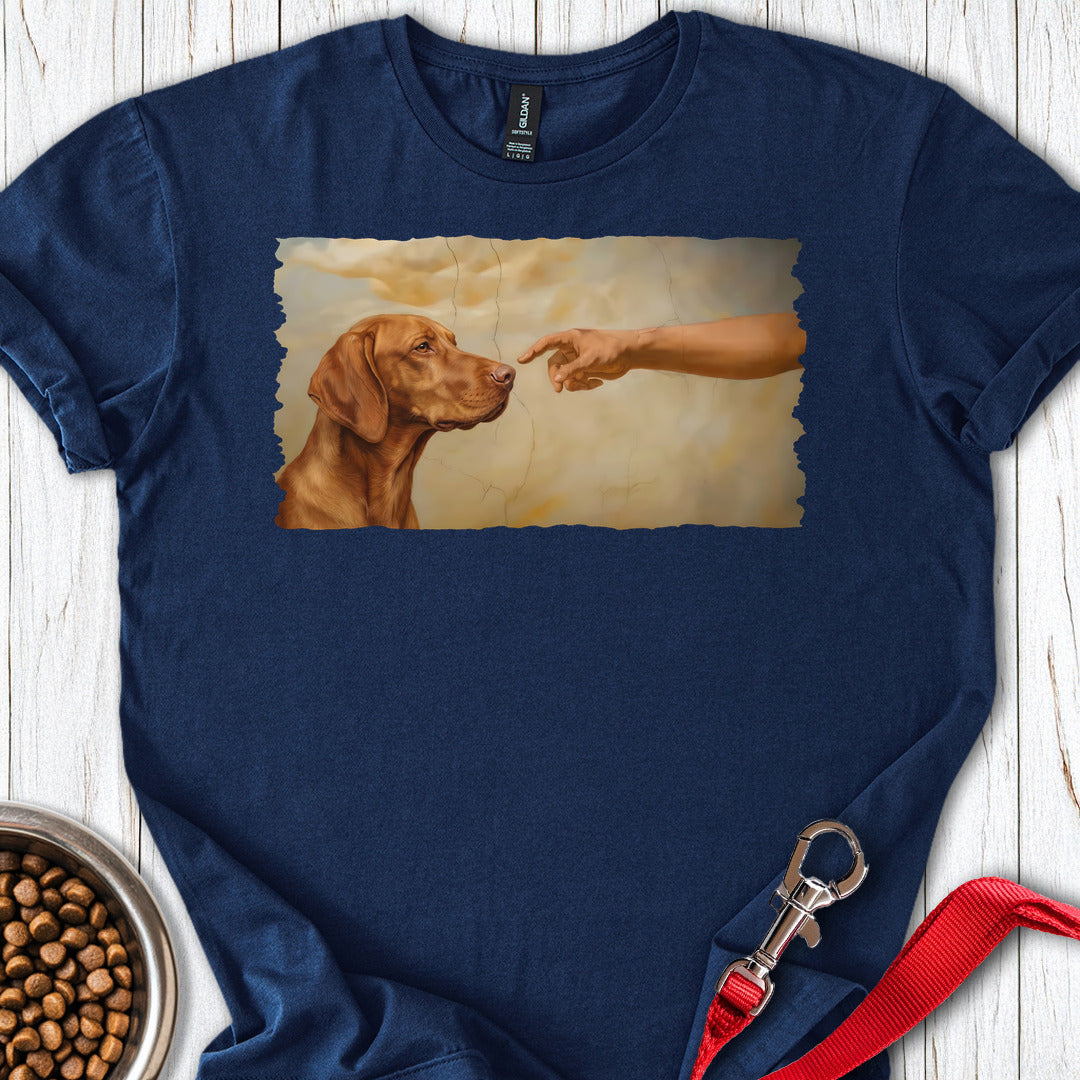 God Creates Vizsla Navy