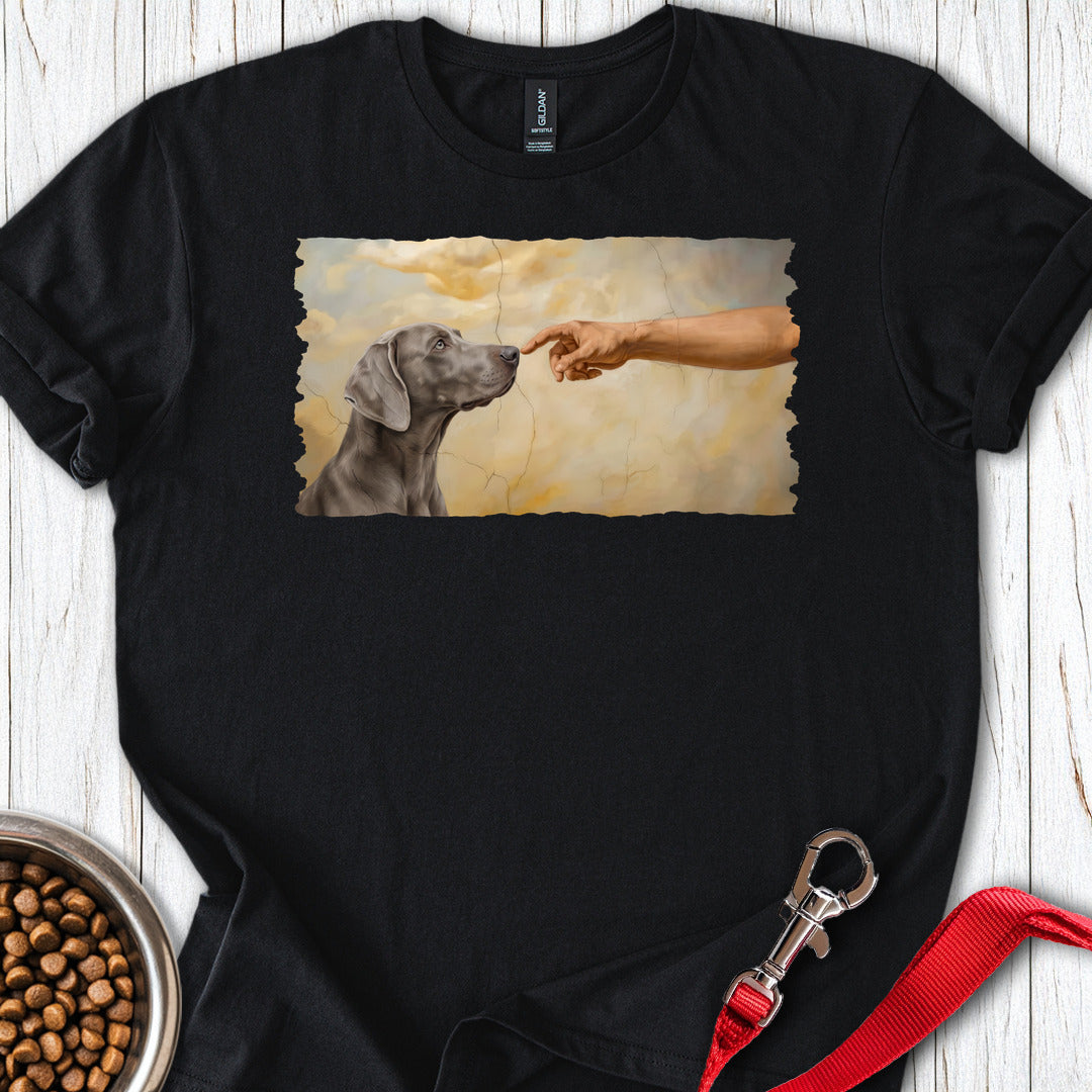 God Creates Weimaraner — Black