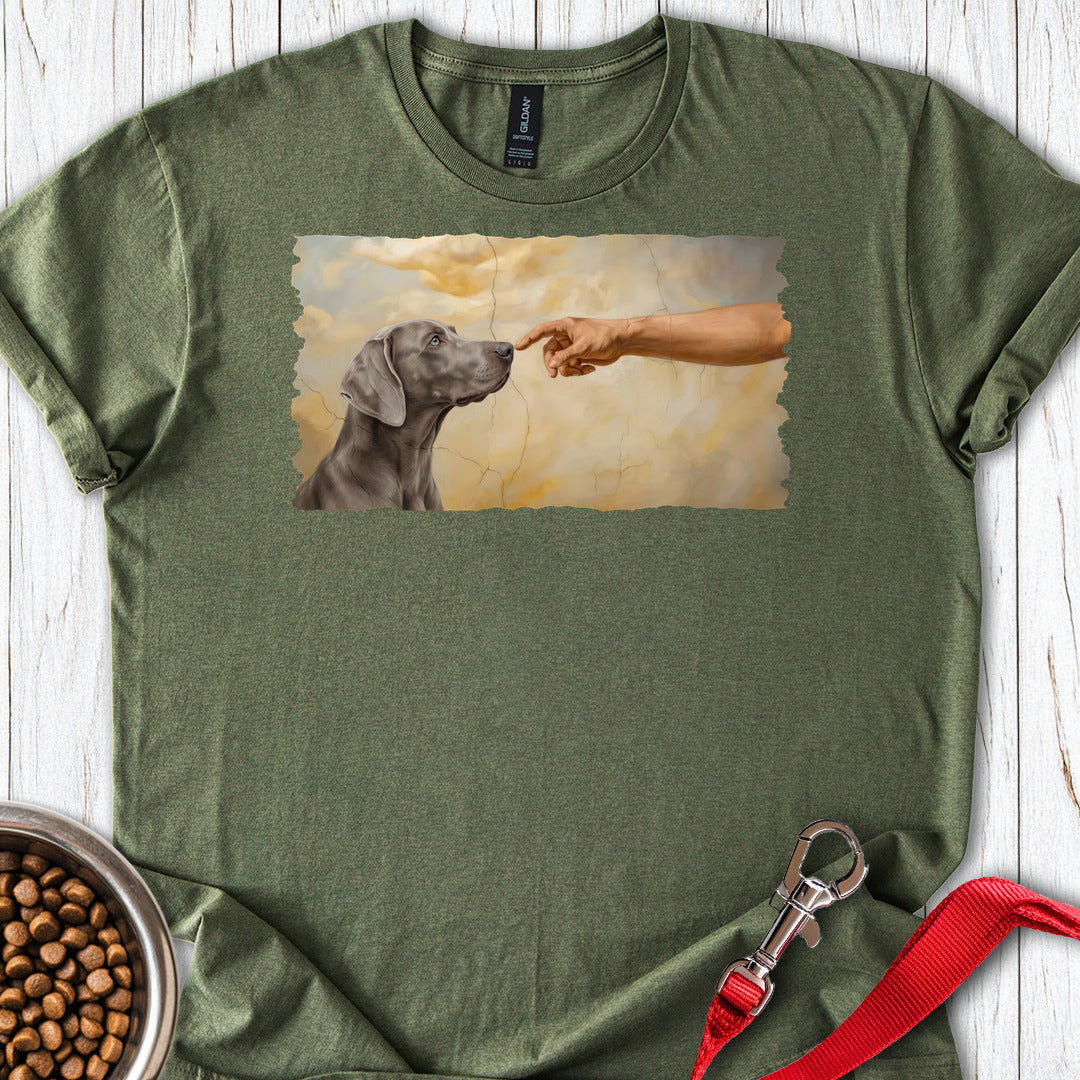 God Creates Weimaraner — Military Green