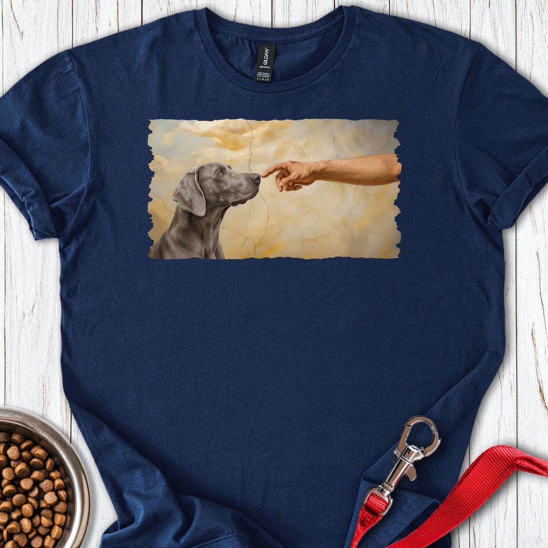 God Creates Weimaraner — Navy