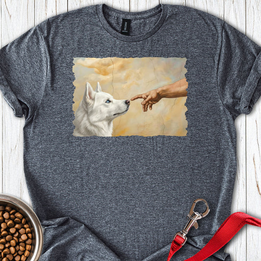 God Creates White Husky Dark Heather