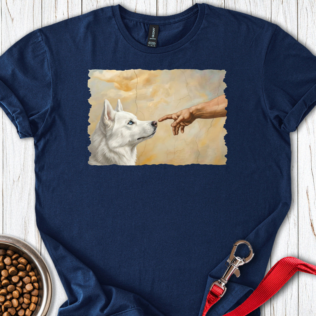 God Creates White Husky Navy
